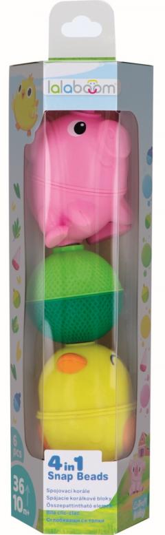 Joc de dezvoltare pentru bebe - Montessori Lalaboom 6 piese