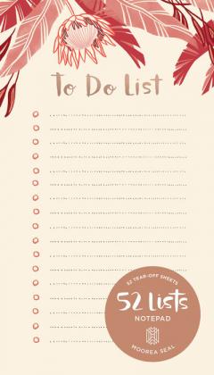 Notepad -52 Lists "To Do List"