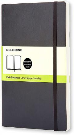 Carnet - Moleskine Plain Soft Notebook - Large