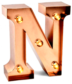 Lampa - Mini Letter - N