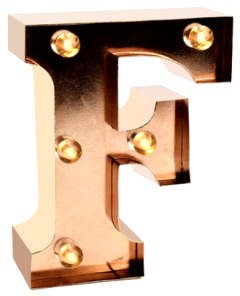 Lampa - Mini Letter - F