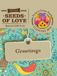 Felicitare Eco - Seeds of Love - Greetings