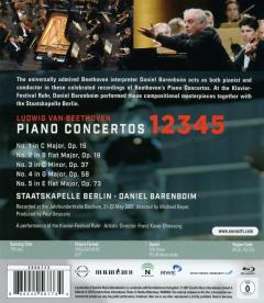 Ludwig Van Beethoven: Piano Concertos 1, 2, 3, 4, 5 (Blu-ray Disc)