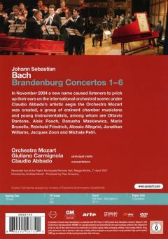 Bach: Brandenburg Concertos 1-6 (DVD)