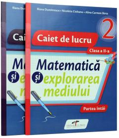 Matematica si explorarea mediului. Clasa a II-a. Set Caiete de lucru