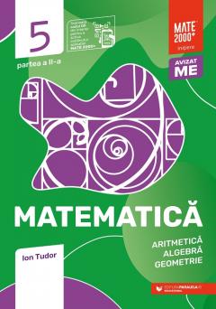 Coperta cărții Matematica. Aritmetica, algebra, geometrie. Initiere. Clasa a V-a, partea a II-a