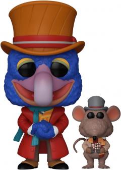 Figurina - Pop! Movies - The Muppet Christmas Carol: Charles Dickens with Rizzo