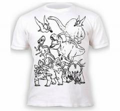 Tricou - Dinozauri, 3-4 ani