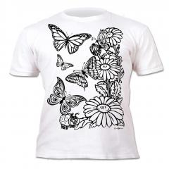 Tricou - Fluturi, 7-8 ani