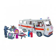 Set de joaca Masha and the Bear, Ambulanta