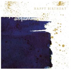 Felicitare - Blue Splatter