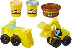 Set plastilina - Play-Doh - Wheels Drive And Dredge Excavator