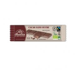 Ciocolata vegana bio - Barre 100% cacao sans sucre Bio