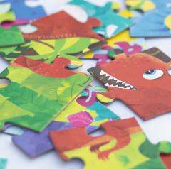 Puzzle - Lumea dinozaurilor, 20 piese