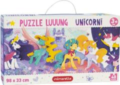 Puzzle luuung - Unicorni, 40 piese