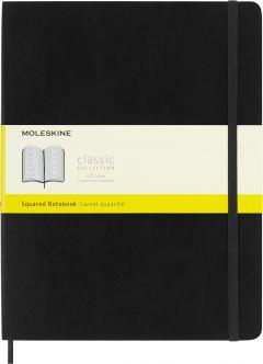 Carnet - Moleskine Classic - X-Large, Soft Cover, Squared - Black