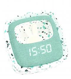 Ceas cu alarma - Billy - Terrazzo Mint