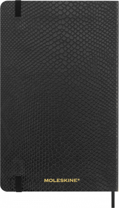 Agenda 2024 - Precious & Ethical Planner with Gift Box - 12-Month, Weekly - Faux Snakeskin - Large, Vegan Soft Cover - Black
