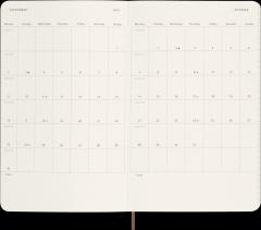 Agenda 2024 - Precious & Ethical Planner with Gift Box - 12-Month, Weekly - Faux Snakeskin - Large, Vegan Soft Cover - Red