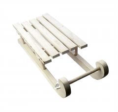 Decoratiune Craciun - Sledge White, 43x15cm