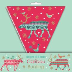 Decoratiune Craciun - Caribou Christmas Bunting