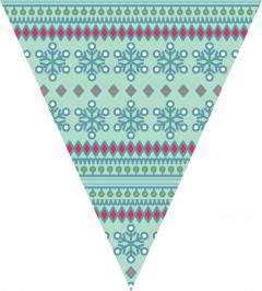Decoratiune Craciun - Caribou Christmas Bunting