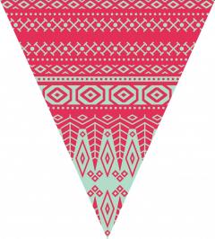 Decoratiune Craciun - Caribou Christmas Bunting