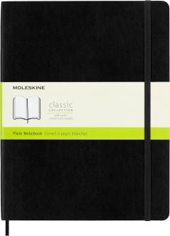 Carnet - Moleskine Classic - X-Large, Soft Cover, Plain - Black