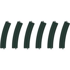 Set 6 sine tren - Curved Plastic Track (R1)