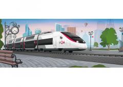 Tren cu accesorii - TGV Duplex Starter Set