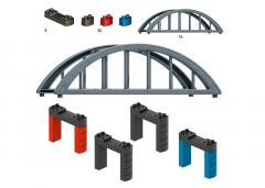 Set de constructie - Elevated Railroad Bridge Building Block Set