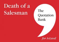 Coperta cărții Quotation Bank: Death of A Salesman Revision and Study Guide for English Literature