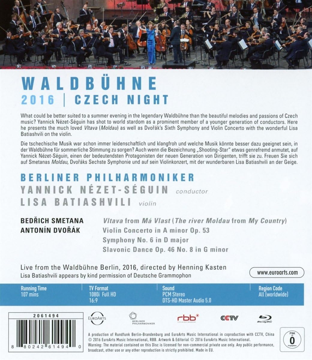 Waldbuhne Czech Night (Blu-ray) - Berliner Philharmoniker, Yannick ...