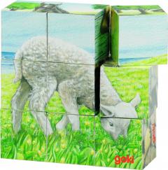 Puzzle - Cuburi animale ferma