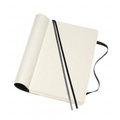 Carnet - Moleskine Notebook, Expanded Large, Squared, Black, Soft Cover