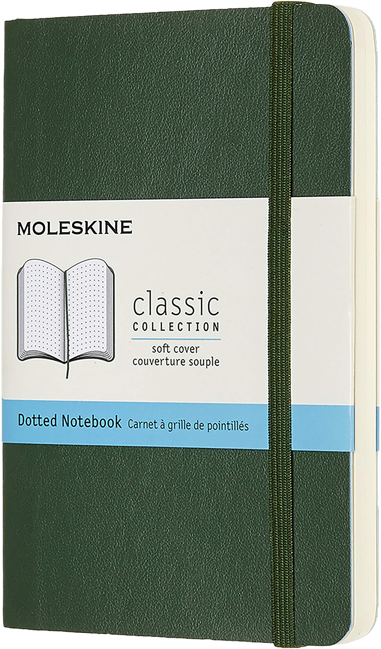 Moleskine Classic Pocket, Dotted, Soft Cover Myrtle Green
