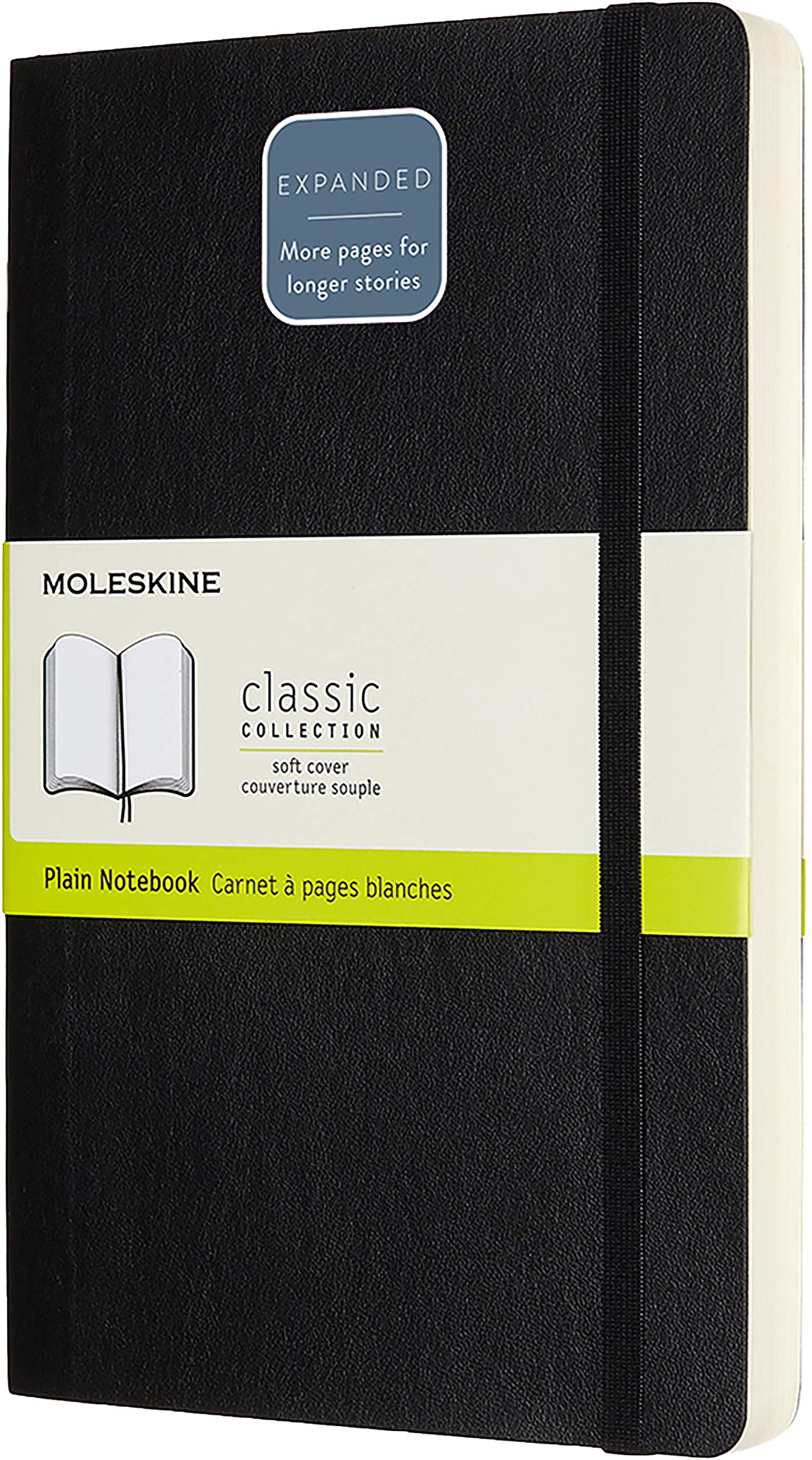 Moleskine Expanded Large Plain Black Moleskine