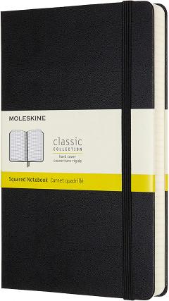 Carnet - Moleskine Expanded Large Squared - Black