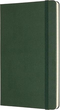 Carnet - Moleskine Classic - Large, Hard Cover, Ruled - Myrtle Green