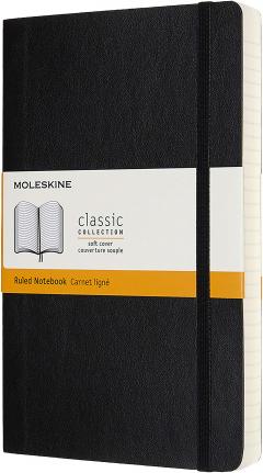 Carnet - Moleskine Expanded Large Ruled - Black