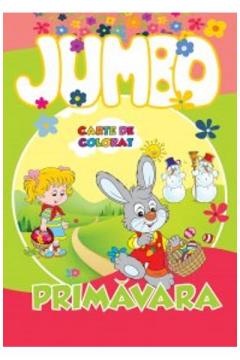 Jumbo - Carte de colorat: Primavara