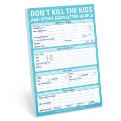 Notepad - Don`t kill the kids