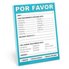 Notepad - Por Favor Nifty Note