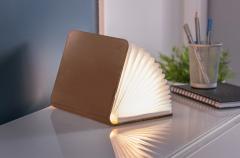 Lampa - Large Smart Book Light - Brown Leather