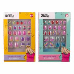 Set unghii false - Artificial Nails Self-Adhesive (doua modele - pret pe bucata)