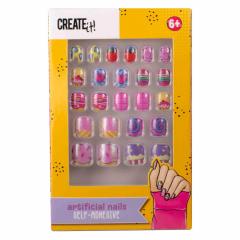 Set unghii false - Artificial Nails Self-Adhesive (doua modele - pret pe bucata)