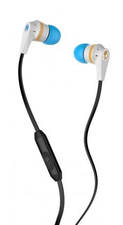 Casti Skullcandy Ink'd 2.0 - Olympique White/Gold