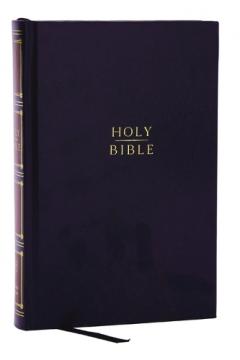 KJV, Compact Center-Column Reference Bible, Hardcover, Red Letter, Comfort Print