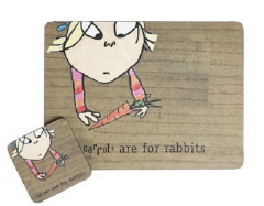 Set coaster si suport farfurie - Charlie & Lola