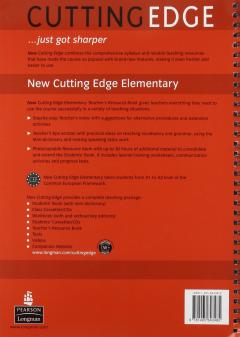 New Cutting Edge: Elementary: Teachers Book and Test Master CD-Rom Pack